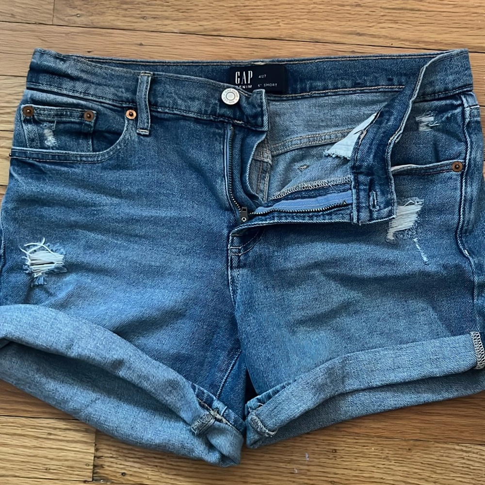 GAP Denim shorts blue faded!